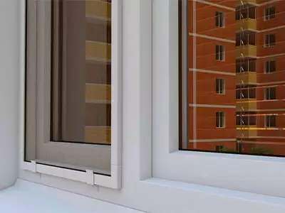Рамочная москитная сетка на окно